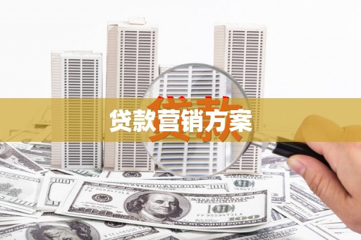 静宁贷款营销方案
