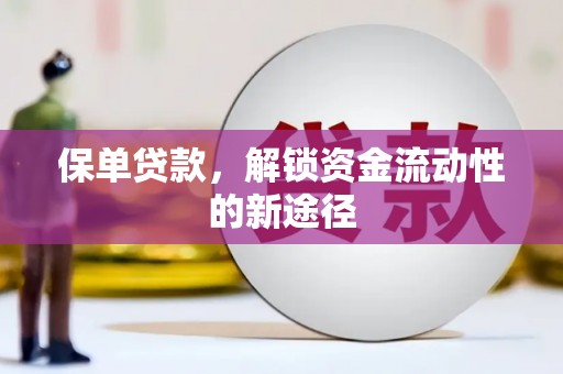 静宁保单贷款，解锁资金流动性的新途径