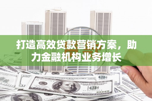 静宁打造高效贷款营销方案，助力金融机构业务增长