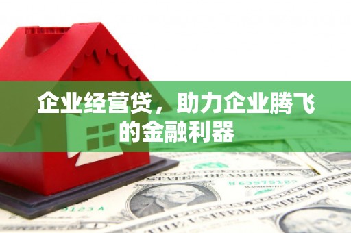 静宁企业经营贷，助力企业腾飞的金融利器