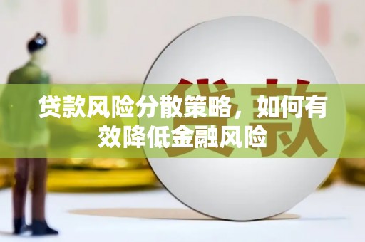 静宁贷款风险分散策略，如何有效降低金融风险
