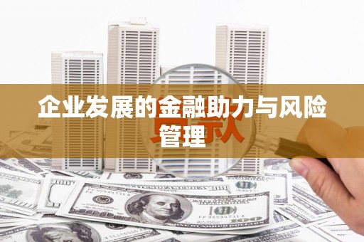 静宁企业发展的金融助力与风险管理