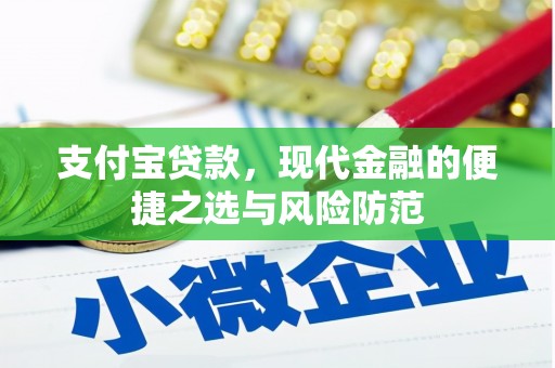 静宁支付宝贷款，现代金融的便捷之选与风险防范