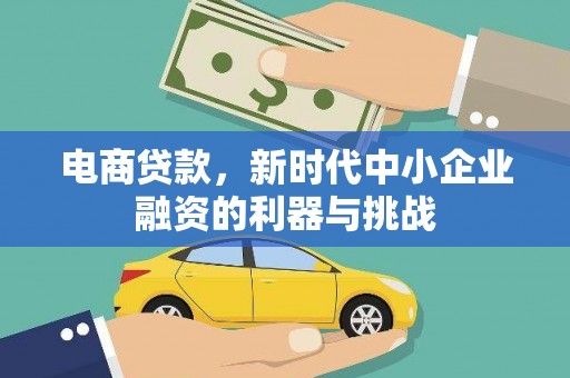 静宁电商贷款，新时代中小企业融资的利器与挑战