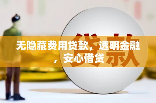 静宁无隐藏费用贷款，透明金融，安心借贷