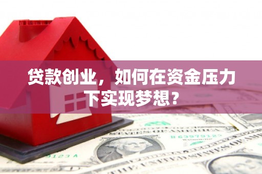 静宁贷款创业，如何在资金压力下实现梦想？