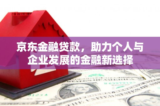 静宁京东金融贷款，助力个人与企业发展的金融新选择