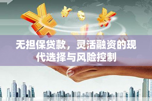 静宁无担保贷款，灵活融资的现代选择与风险控制