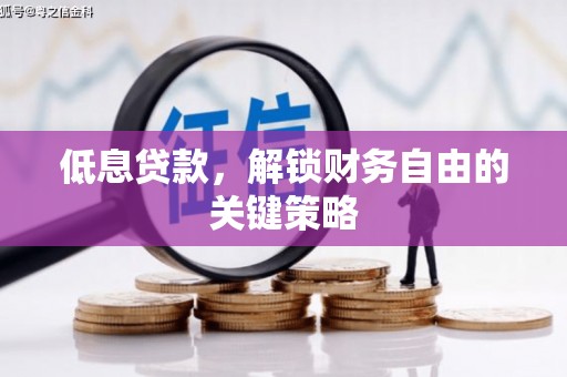 静宁低息贷款，解锁财务自由的关键策略