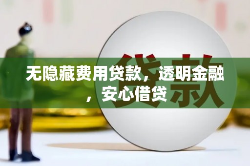 静宁无隐藏费用贷款，透明金融，安心借贷