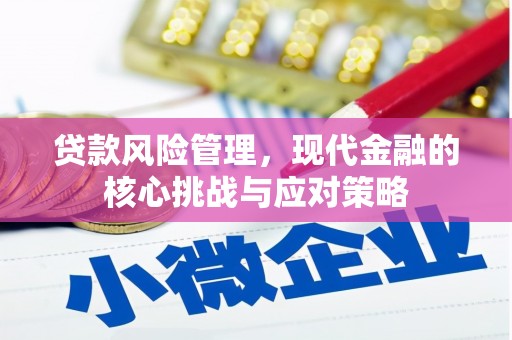 静宁贷款风险管理，现代金融的核心挑战与应对策略