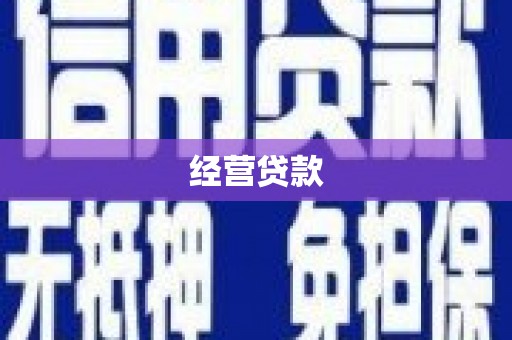 静宁经营贷款