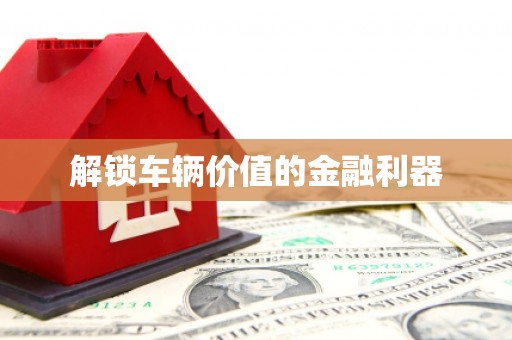 静宁解锁车辆价值的金融利器