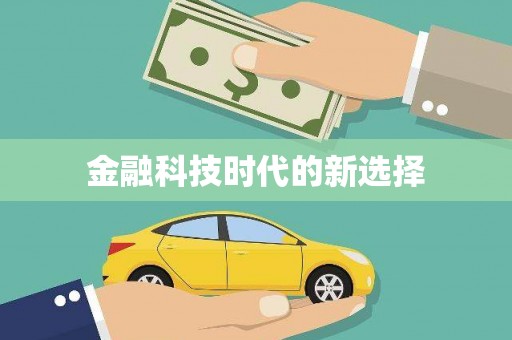 静宁金融科技时代的新选择
